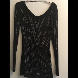 Long sleeve to with silver  size Cs